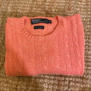 POLO Ralph Lauren 100% Cashmere Cable Knit